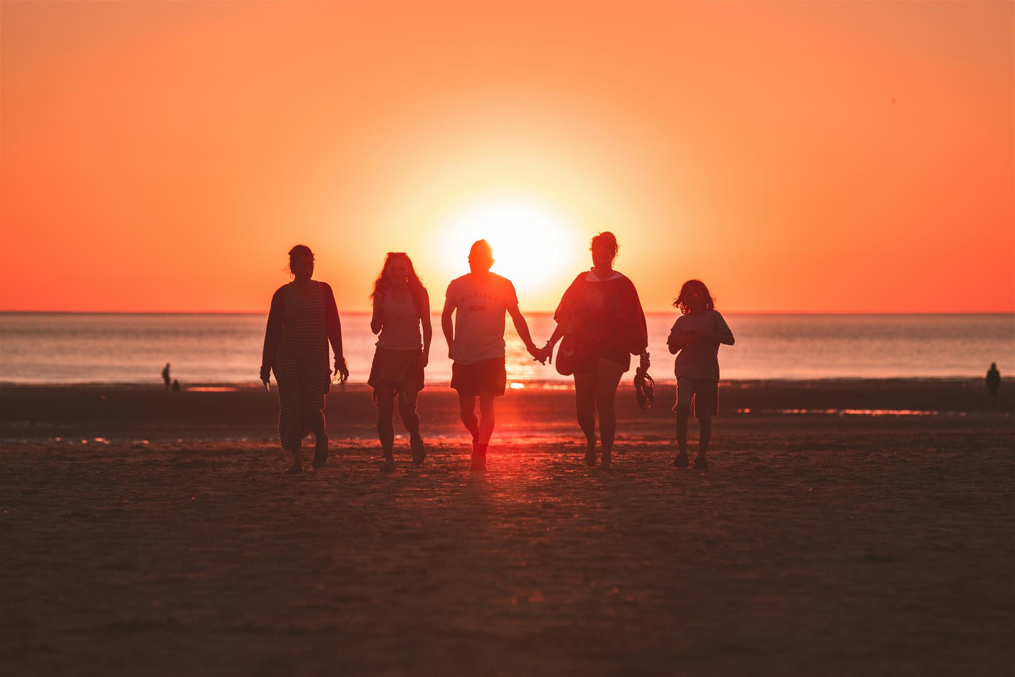 Personen am Strand
